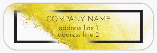 Design Preview for Marketing & Communications Return Address Labels Templates, White Paper