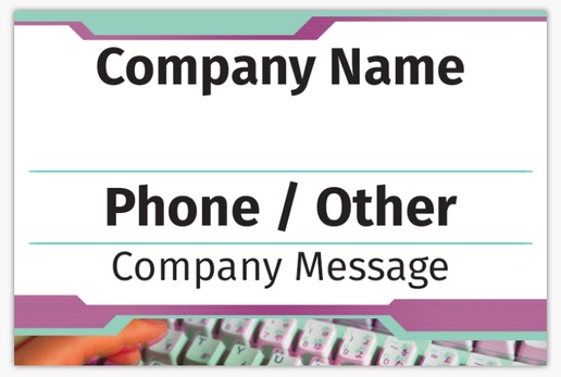 Design Preview for Internet Communications Lawn Signs Templates, 18" x 27" Horizontal