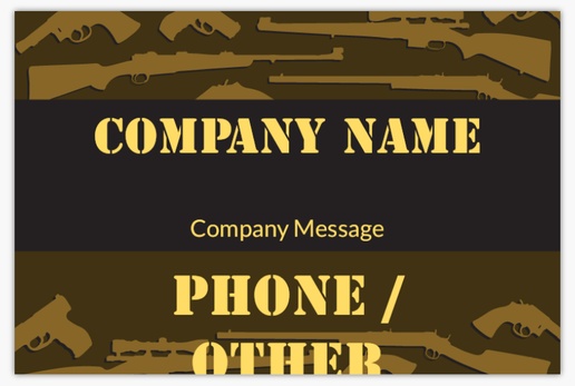 Design Preview for Military Lawn Signs Templates, 18" x 27" Horizontal