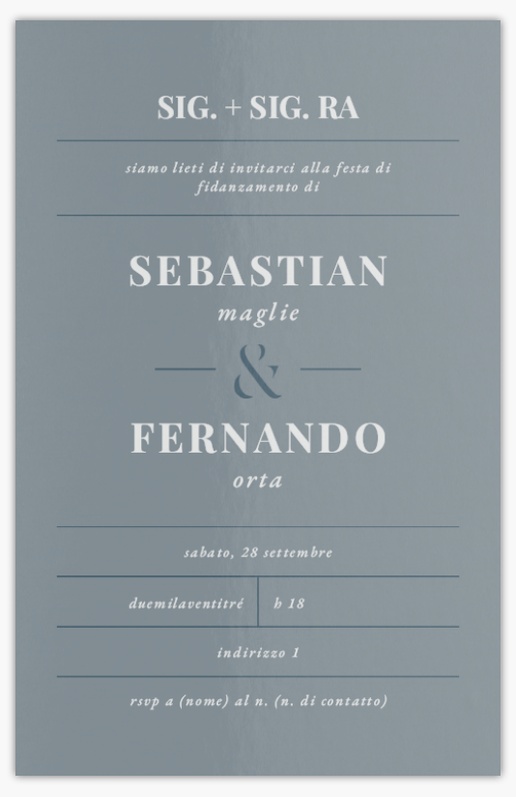 Anteprima design per Inviti e biglietti, Piatto 18.2 x 11.7 cm