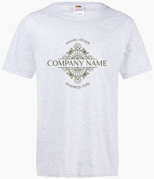 Design Preview for Adults Fruit of the Loom® T-shirt Templates