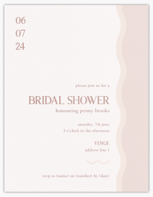 Design Preview for Design Gallery: Modern & Simple Invitations & Announcements, Flat 13.9 x 10.7 cm