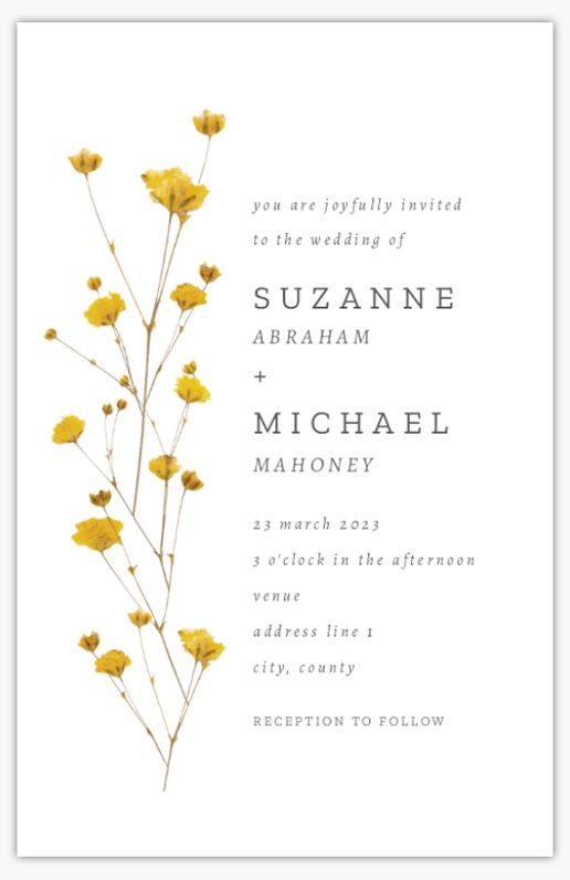 Design Preview for Design Gallery: 2024 Trend - New Rustic Wedding Invitations, Flat 18.2 x 11.7 cm