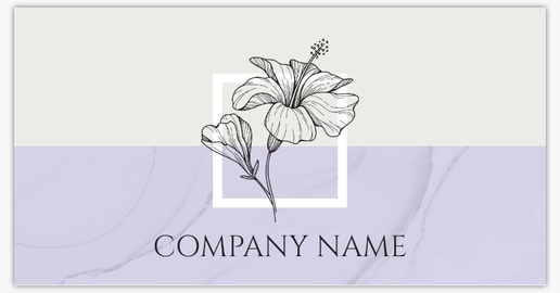 Design Preview for Beauty & Spa Paper Bags Templates, Medium (9.4" x 4.3" x 12.2")