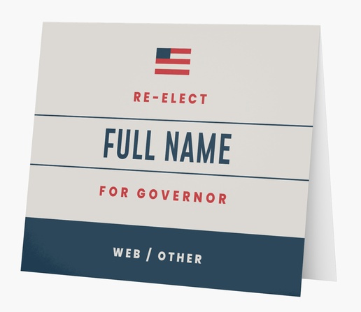 A government american flag gray blue design for Election