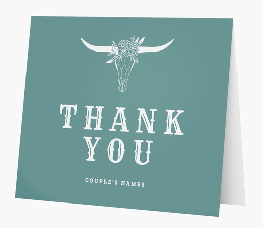 A thank you ranch wedding green gray design for Occasion
