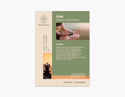 Designvorschau für Designgalerie: Postkarten Gesundheit & Wellness, A6 (105 x 148 mm)