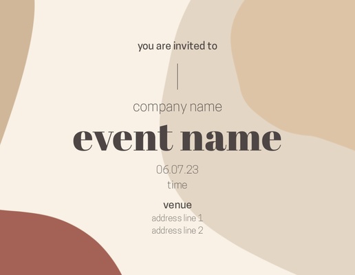 Design Preview for Design Gallery: Bohemian Invitations & Announcements, 5.5" x 4" Flat