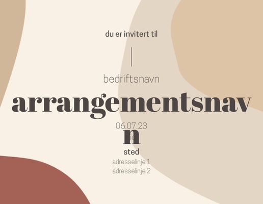 Forhåndsvisning av design for Designgalleri: Mønstre & tekstur Invitasjoner og kort, Ensidig 14 x 10,1 cm