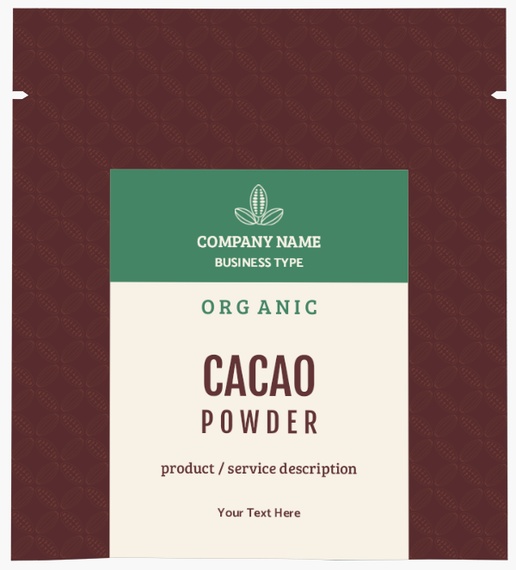 A nutrition organic white brown design