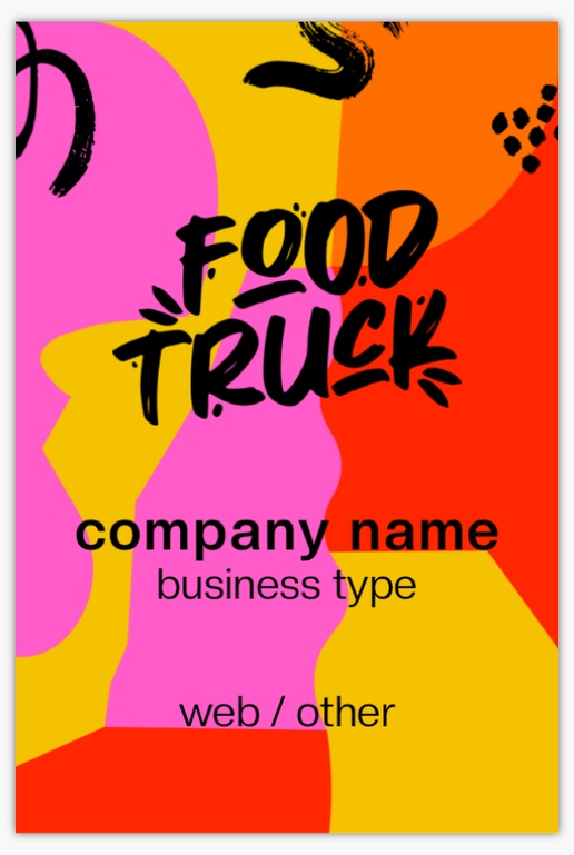 Design Preview for Design Gallery: Ice Cream & Food Trucks Aluminum A-Frame Signs, 1 Insert - No Frame 24" x 36"