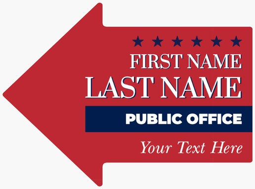 Design Preview for Law, Public Safety & Politics Lawn Signs Templates, 17" x 22" Horizontal