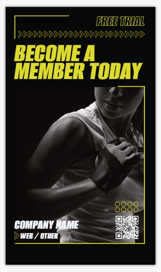 A weight loss membership black gray design