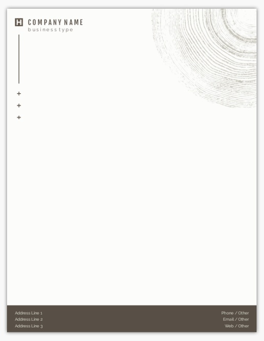 A monogram modern white gray design for Modern & Simple
