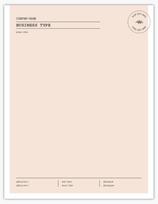 Design Preview for Modern & Simple Letterhead Templates