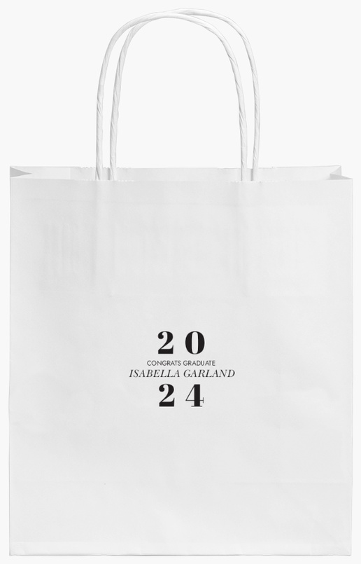 Design Preview for Design Gallery: Standard Kraft Paper Bags, 19 x 8 x 21 cm
