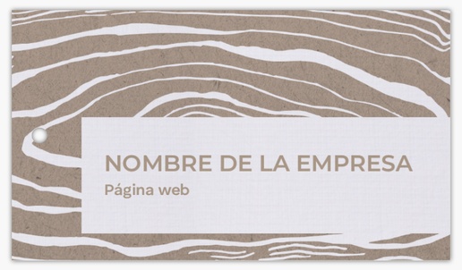 Vista previa del diseño de Galería de diseños de etiquetas colgantes para moderno y sencillo, 5 x 9 cm De lino