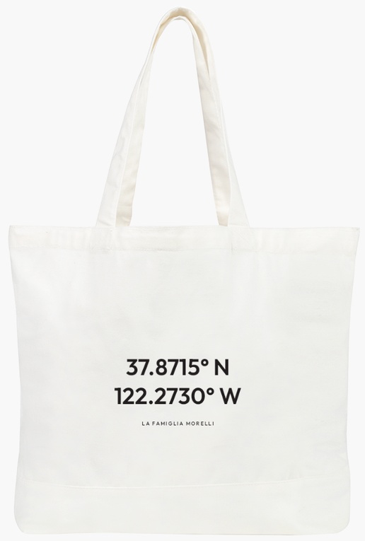 Anteprima design per Galleria di design: borsa di cotone grande vistaprint® per moderno e semplice