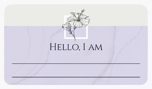 Design Preview for Modern & Simple Name Tags Templates