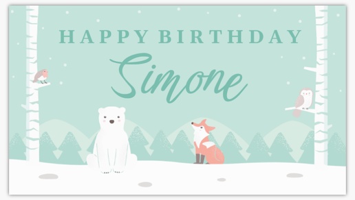 Design Preview for Child Birthday Vinyl Banners Templates, 1.7' x 3' Indoor vinyl Single-Sided
