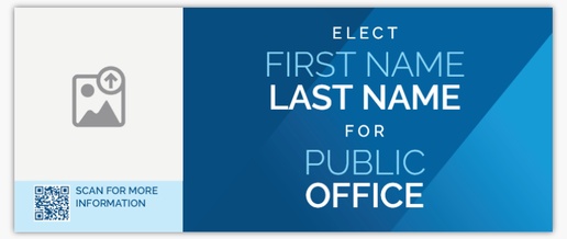 A vote elect blue design for Election with 1 uploads