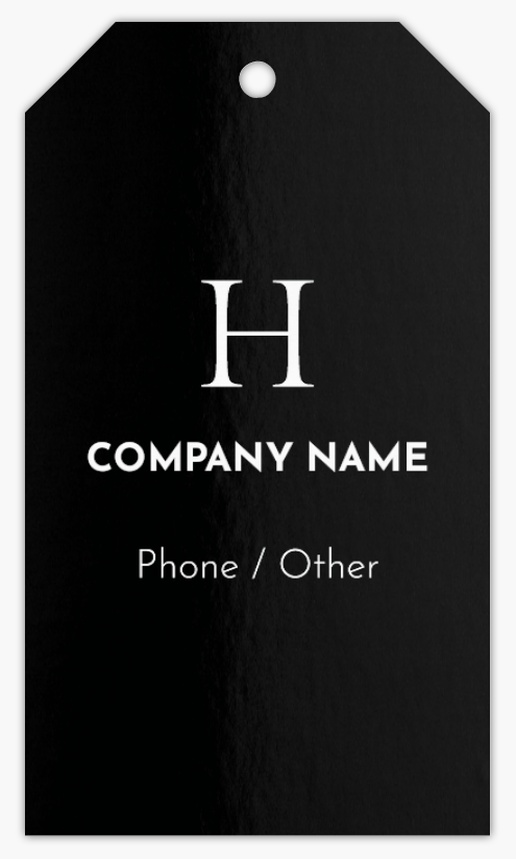 Design Preview for Design Gallery: Hang Tags, 2" x 3.5" Banner