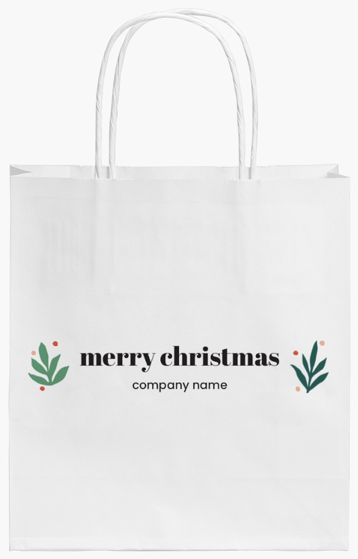 Design Preview for Design Gallery: Standard Kraft Paper Bags, S (190 x 80 x 210 mm)