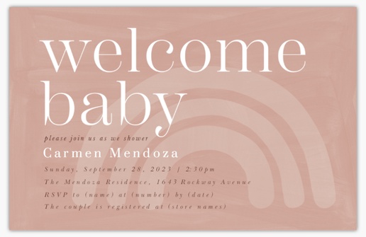 A welcome baby baby shower brown gray design for Theme