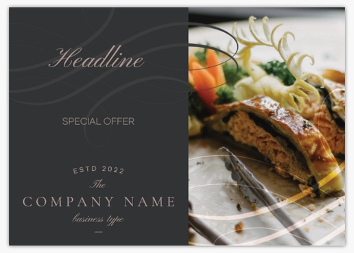 Design Preview for Design Gallery: Gourmet & Fine Food Postcards, A6