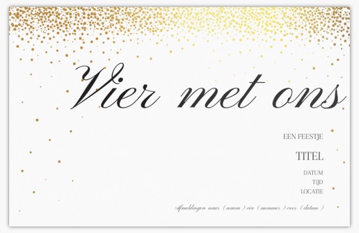 Voorvertoning ontwerp voor Ontwerpgalerij: Elegant Kaarten en uitnodigingen, Ongevouwen 18.2 x 11.7 cm