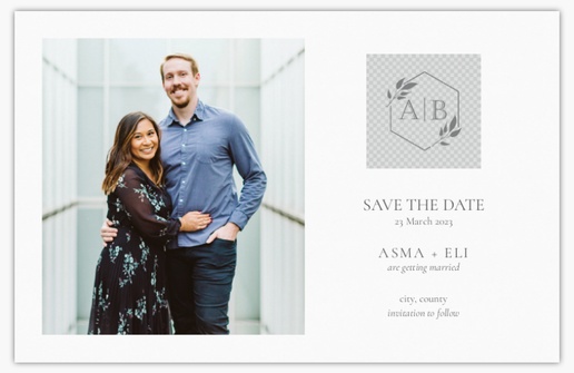 Design Preview for Design Gallery: Traditional & Classic Save The Date Cards, Flat 11.7 x 18.2 cm
