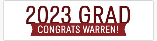 A graduation graduation party red design for Graduation