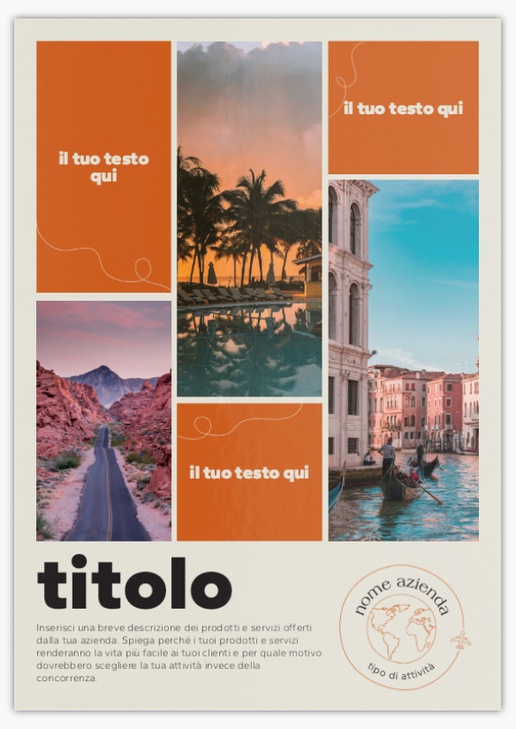 Anteprima design per Galleria di design: cartoline promozionali per viaggio e soggiorno, A5 (148 x 210 mm)