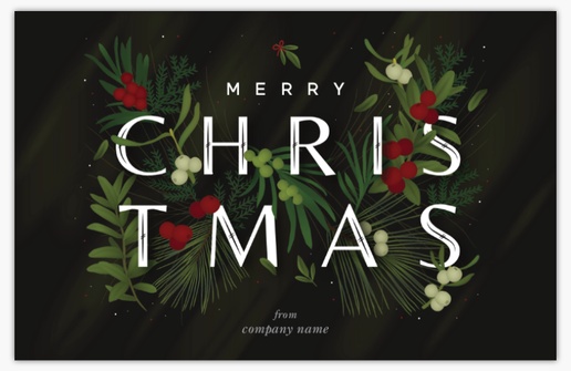 A christmas greenery red and green black gray design for Theme
