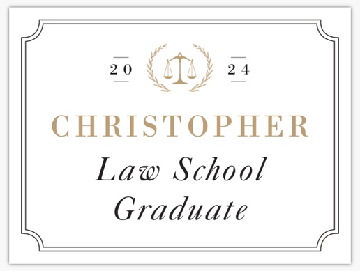 Design Preview for Graduation Lawn Signs Templates, 18" x 24" Horizontal