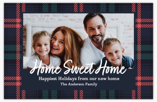 A new home sweet home holiday plaid gray brown design for Theme with 1 uploads