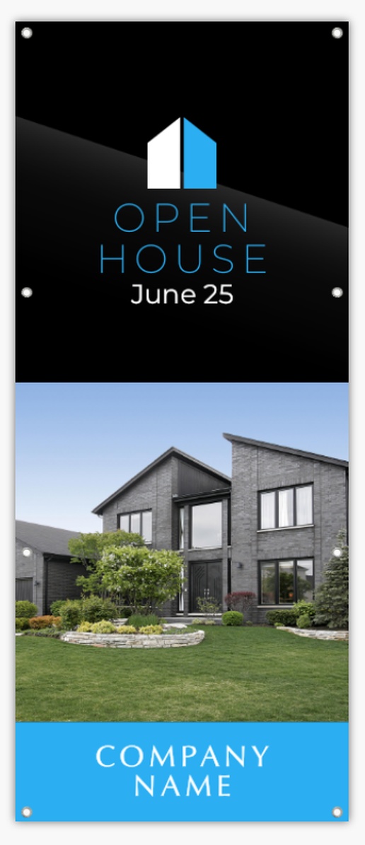 A Real Estate Development house black blue design