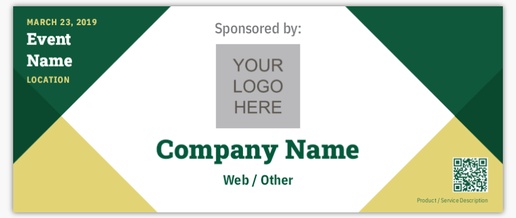 A sponsorship sponsor gray white design with 1 uploads