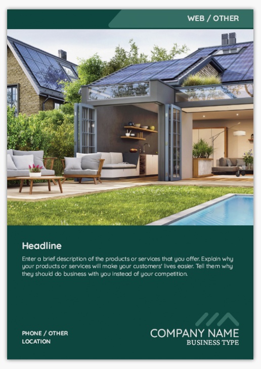 Design Preview for Templates for Property & Estate Agents Postcards , A5