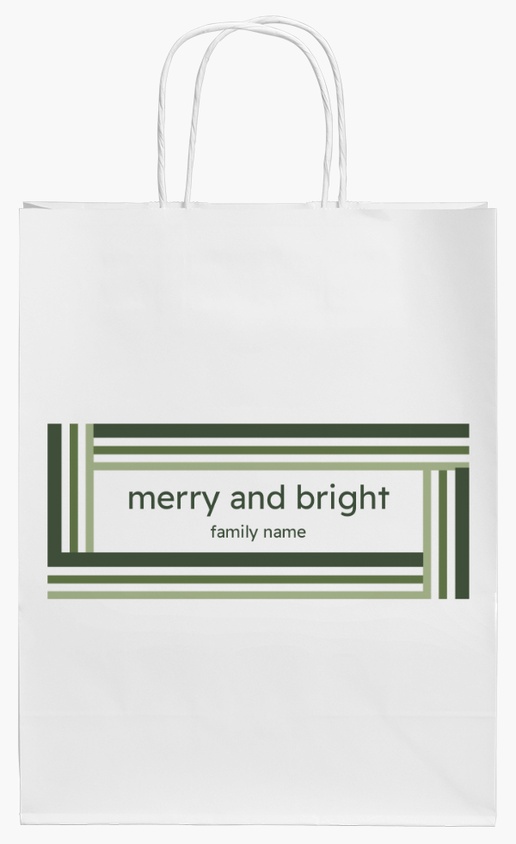 Design Preview for Design Gallery: Standard Kraft Paper Bags, 24 x 11 x 31 cm