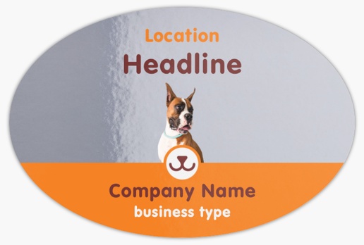 Design Preview for Boarding Kennel & Catteries Roll Labels Templates, 4" x 6"