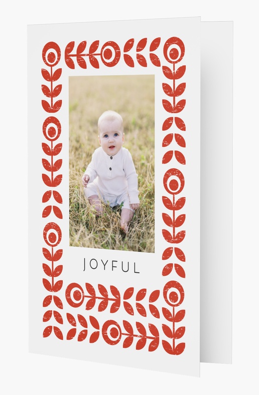 A scandinavian scandinavian minimalism white red design for Holiday with 1 uploads