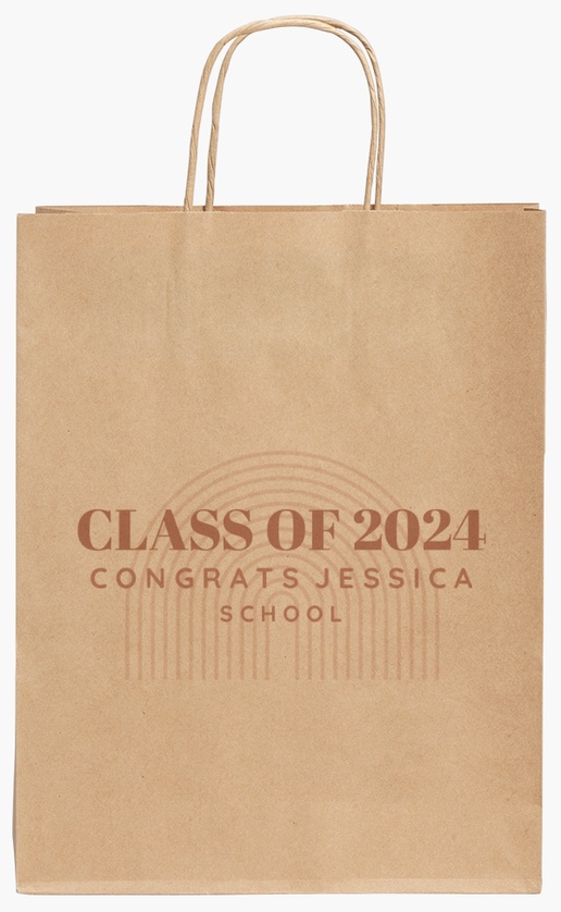 Design Preview for Design Gallery: Patterns & Textures Standard Kraft Paper Bags, 240 x 110 x 310 mm