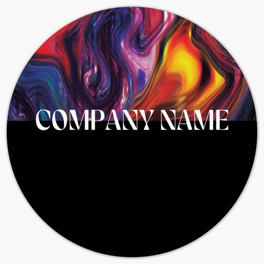 Design Preview for Art & Entertainment Product Labels on Sheets Templates, 1.5" x 1.5" Circle