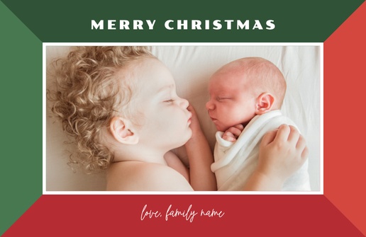 Design Preview for Design Gallery: 2023 Trend - Bright & Joyful Christmas Cards, Flat 4.6" x 7.2" 