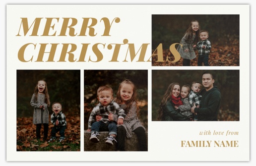Design Preview for Christmas Postcards, 21.6 x 13.9 cm