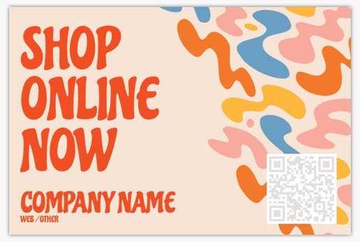 A shop online retail cream brown design