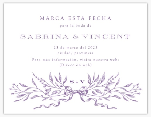 Un estampado floral morado cinta vintage diseño blanco violeta para Floral