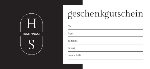 Designvorschau für Designgalerie: Gutscheinkarten