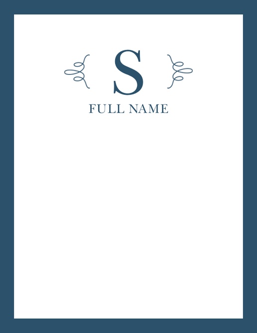 Design Preview for Design Gallery: Traditional & Classic Personalized Note Cards, Flat 5.5" x 4"